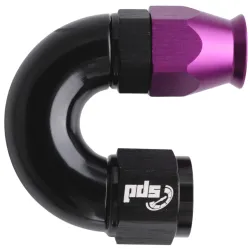 AN10 -180 Full flow PTFE Slange fitting