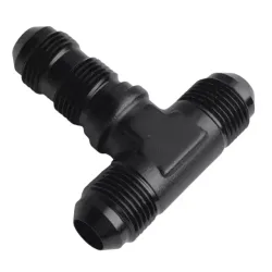 AN4 T-Split Bulkhead fitting