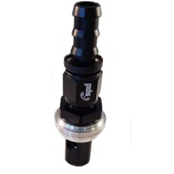 Roll over ventil AN10 sort (ydre gevind)