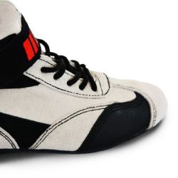 RRS white racing boots - FIA 8856-2018