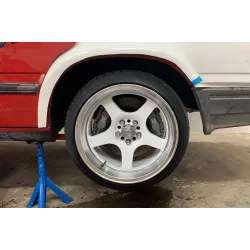 S60R/V70R bak - Volvo 2/7/940 bremsekalibersadapter (Dubbel OK)