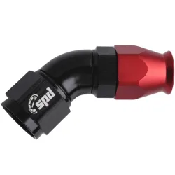 AN8 -45 Full flow PTFE Slange fitting