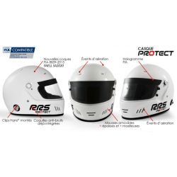 Helmet PROTECT Full face CIRCUIT RRS FIA 8859-2015 SNELL SA2020