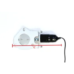 Elektronisk udst�dningsventil 2,25" (57mm)