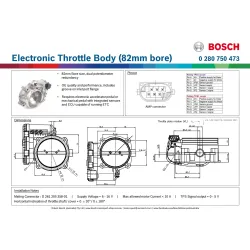 Bosch e-throttle 82mm motorsport