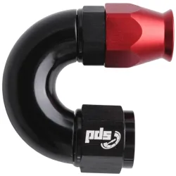 AN8 -180 Full flow PTFE Slange fitting