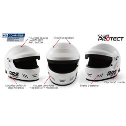 Full Face Helmet PROTECT RALLY RRS FIA 8859-2015 SNELL SA2020
