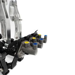 OBP Racing Series gulvmonteret pedalstativ Silver