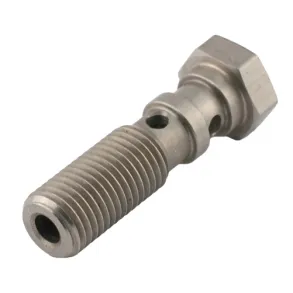 Dobbelt Banjo bolt M10x1 rustfri Lngde 38mm