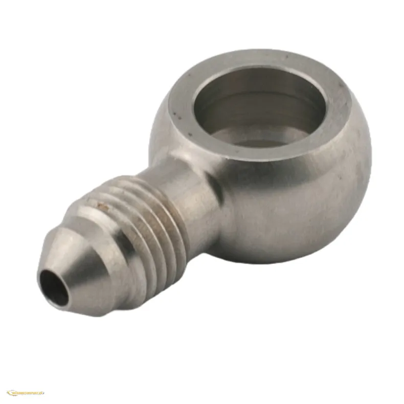 Banjo lige kort AN4 (12mm) rustfri