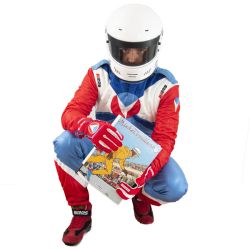 RRS EVO2 Michel Vaillant FIA race suit - Red/Blue