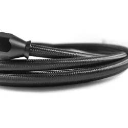 AN6 Nylonomspunnen slang PTFE