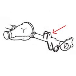 Forstrkningsplader til Momentarm i bagaxel Volvo 240