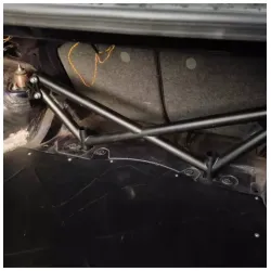 BMW E36 X-brace underramme bag 4pt