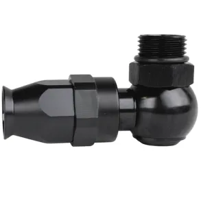 AN16 Banjo 90 kort bjning - Slange fitting PTFE