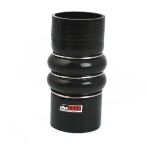 Silikoneslange sort Flexkobling 2-Steg 2'' (51mm)