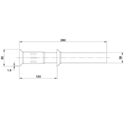 Decibel indsats 2,5"