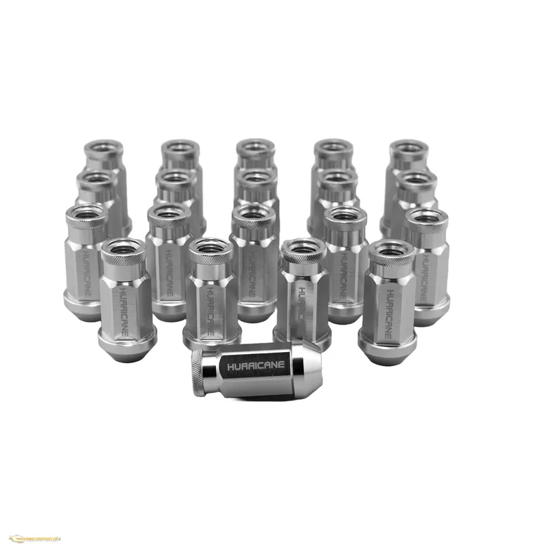 Hjulmtrik Aluminium Slv M12x1,5 (50mm)