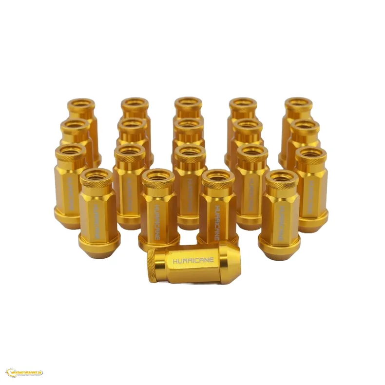 Hjulm�trik Aluminium Guld M12x1,25 (39mm)