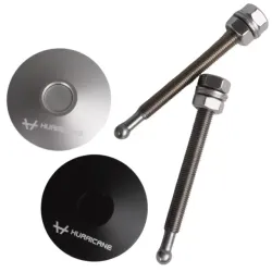 Hurricane - Push-Clips snabbls 31,5mm Sort