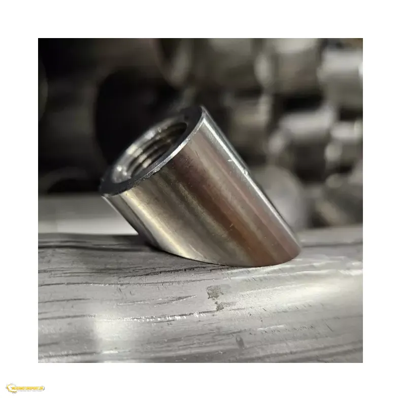 Buet lambdam�trik M18x1,5 rustfrit st�l (45�)