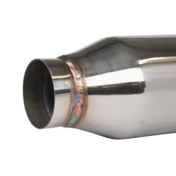 lyddmperr 2,5" full flow Rustfri