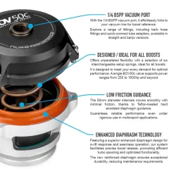 Nuke BOV50c afblsningsventil / dump ventil 50mm