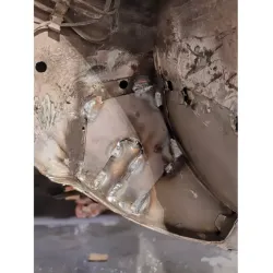 Forstrket reparationsplade til bageste styrearm BMW E36