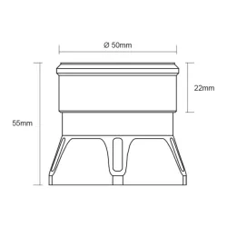 Brndstofpfyldning Slange adapter til Nuke CFC unit