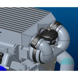 SPD V2 afblsningsventil / dump ventil 50mm sort