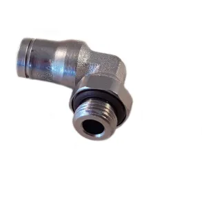 1/8 pneumatisk kobling 90 grader smedet til 6mm slange