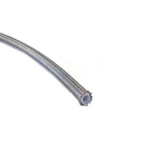 AN3 Stlflettet bremseslange 1/8