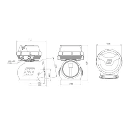 Turbosmart wastegate Gen-V Power-Gate 60