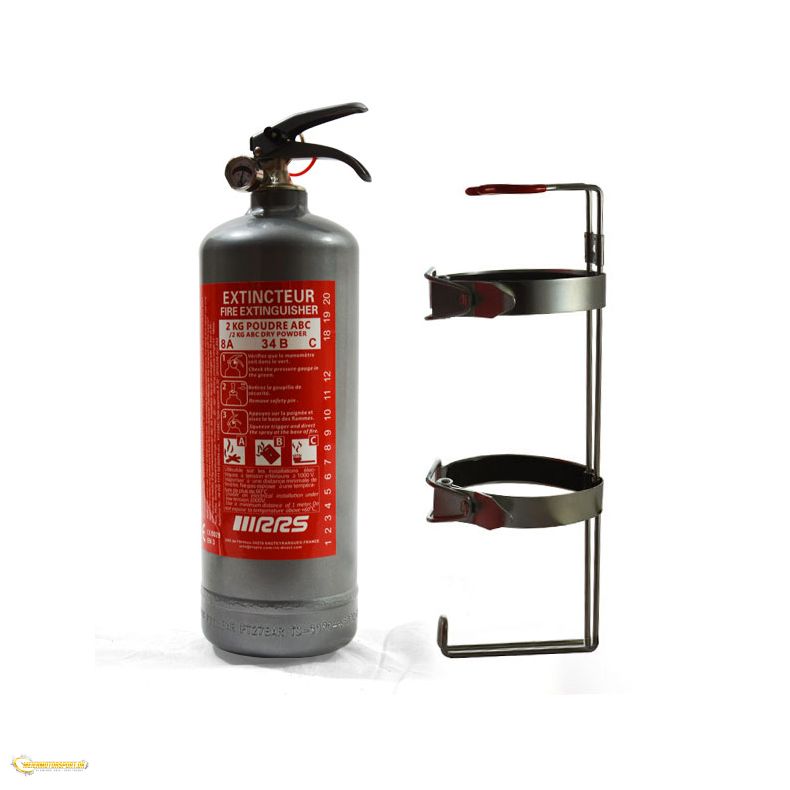 2 kg ABC pulverslukker - Gr�