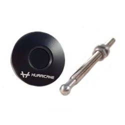Hurricane - Push-Clips snabbls 31,5mm Sort