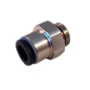 1/8 pneumatisk kobling til 6mm slange - sort