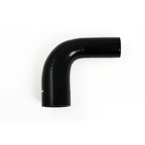 Silikoneslange sort 90 grader 2,75 - 3,25'' (70-83mm)