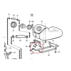 Tankplade Volvo 740 / 940